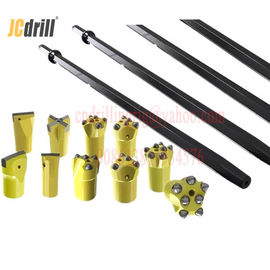 kopen Staven van de de Rotsboor van de Koolstofstaalsteengroeve de Integrale/Integraal Boorstaal 108mm Steel online vervaardiging