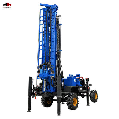 kopen TWD400 400M Hydraulisch waterputboorapparaat DTH hamer & modderboortrailer gemonteerd online vervaardiging