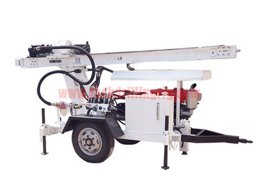 kopen De aanhangwagen zette Hydraulische de Boringsinstallatie 2 van de Waterput Wiel op voor DTH-Lucht/de Boring van de Modderpomp online vervaardiging