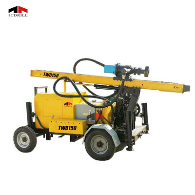 kopen Hoge snelheid 150m Aanhangwagen Opgezette Borewell Rig Machine online vervaardiging