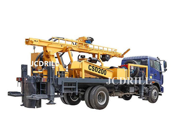 kopen Van ISO Volledige Hydraulische 200 Meters Vrachtwagen het Opgezette Water dieRig Machine boren online vervaardiging