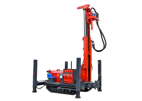 kopen Dth 200m Hydraulisch Spoor zette Boor Rig With Mud Pump op online vervaardiging