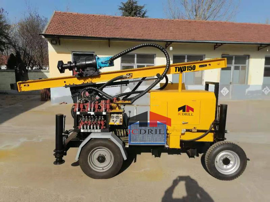 kopen JC BOORtwd 150 Wielaanhangwagen DTH Rig Water Well Drilling online vervaardiging
