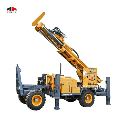 kopen TWD200 Draagbare waterputboormachine met vierwiel aanhangwagen met hydraulische rotatie online vervaardiging