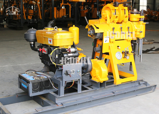 kopen Diesel 180meters 75mm Draagbaar Boorrig for water well online vervaardiging