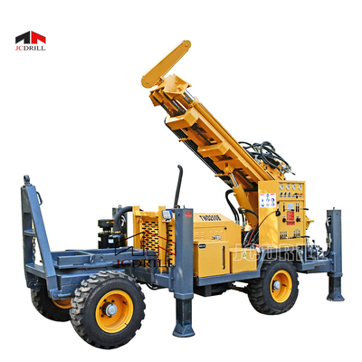 kopen 355mm 200m Draagbare waterputboring Rig Trailer gemonteerd Rotary online vervaardiging
