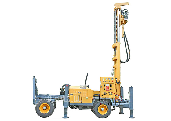 kopen Dth Dieselmotor Draagbare waterput boormachine Volledig hydraulisch boorgat online vervaardiging