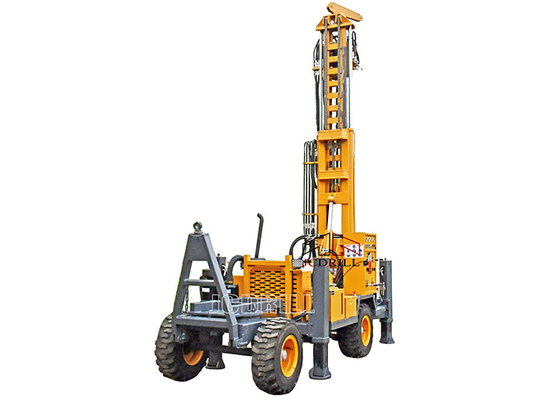 kopen Volledige Hydraulische het Waterput die van DTH Rig Borehole Machine 300m boren online vervaardiging