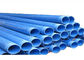 50x6000mm Diepe Blauwe van de het Waterput van de Plastic Omhulselpijp de Boringshulpmiddelen met Groeven