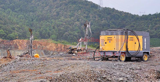 Compressor van de de Schroeflucht van atlascopco de Draagbare met 30.5m ³ /min Nominale Volumestroom