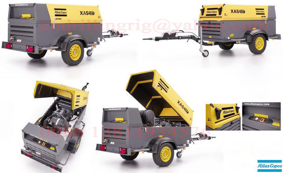 De gesmeerde Compressor van de de Schroeflucht van Copco van de Stijlatlas voor de Putboring van het Diep Gatenwater