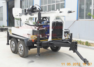 Goede prijs. Hydraulisch de Put Boormateriaal van het Omwentelingswater met Opgezette Aanhangwagen met 4 wielen online