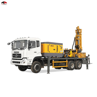 CSD200A Hydraulische lucht DTH modderpomp geïntegreerde Dongfeng Truck Water Well Drilling Rig