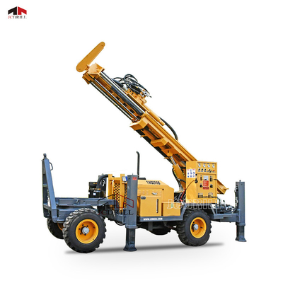 Goede prijs. De aanhangwagen zette Mobiele de Boringsinstallatie van de Waterput, de Hydraulische Machine van de Boorgatboring op online