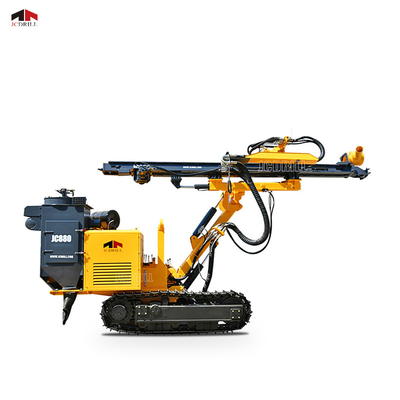 Goede prijs. 70Kw Yuchai motor op rupsbanden gemonteerde DTH rotsstraalboormachine online