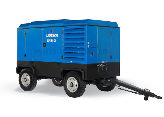 4 van de de Luchtcompressor van de wielendieselmotor het Hoge Aanpassingsvermogen ISO9001 Met geringe geluidssterkte