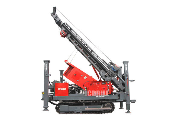 Max 400m Diepte Yuchai Motor Crawler Water Well Drilling Rig CWD400