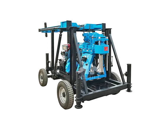 Goede prijs. 22hp dieselmotor 200m Hydraulisch goed Boorrig blue colour online