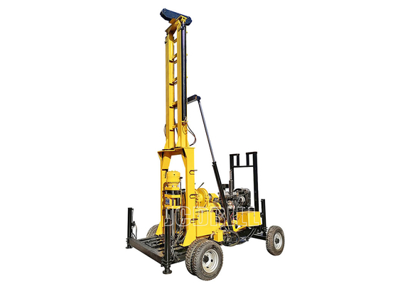 Goede prijs. 50hp kleine Waterput die Rig Diesel Engine Trailer Type 600m boren online