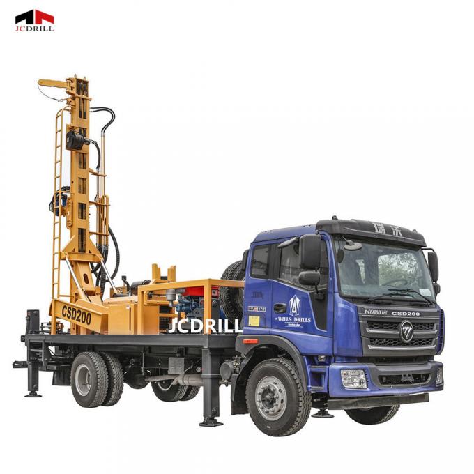 JC BOORtwd 150 Wielaanhangwagen DTH Rig Water Well Drilling 3