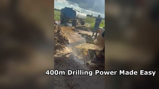 CSD400A op een vrachtwagen gemonteerde waterputboorinstallatie voltooit met succes veldoperaties in Zuid-Amerika